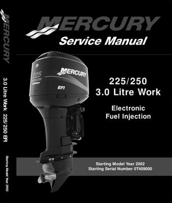 Product picture Mercury Mariner 225 255 EFI 3.0 Marathon 3.0 Seapro 2 Stroke